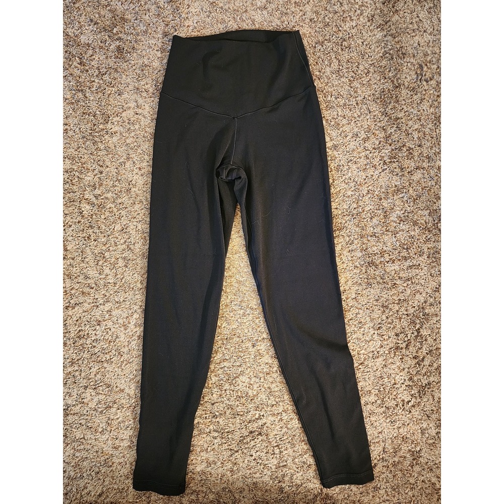 OFFLINE by Aerie Real Me 7/8 High Rise Leggings Black Small Petite S/P EUC - Picture 3 of 8